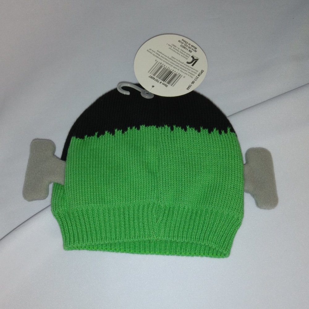 🔴 So Dorable Infant Knit Frankenstein Cap Hat NWT - Picture 2 of 3